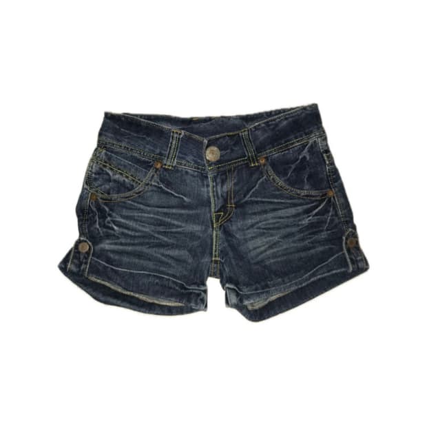 아방 데님 포켓 숏팬츠