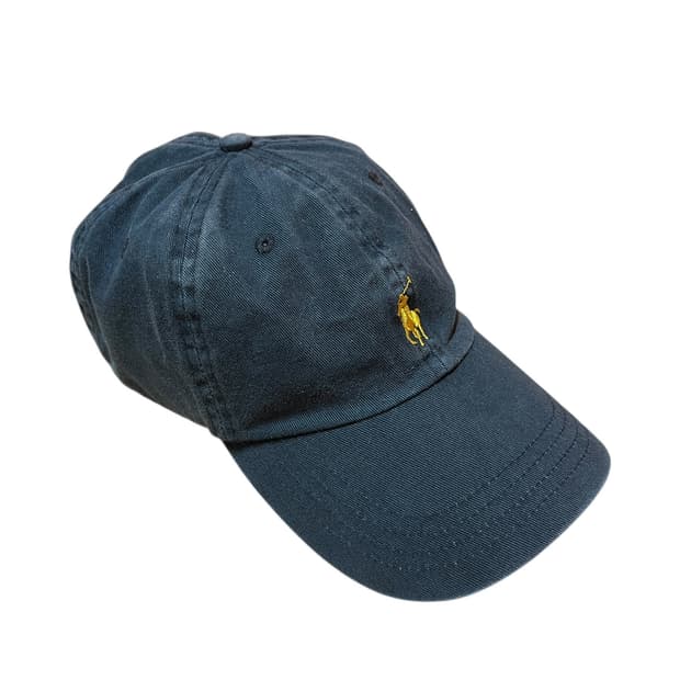폴로 랄프로렌 네이비 골드 포니 볼캡