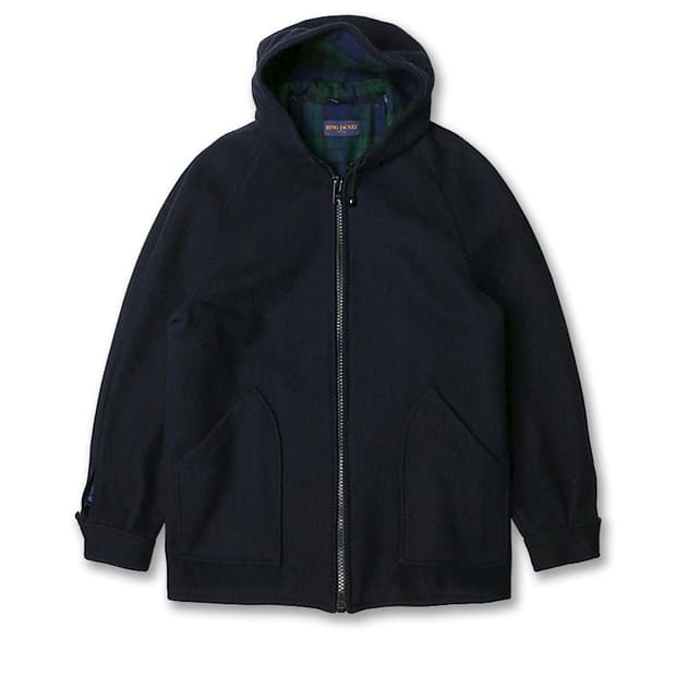 링자켓 [Ring Jacket] 네이비 후드 자켓