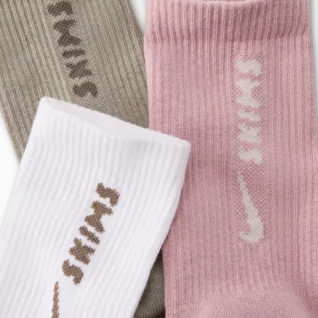 skims x nike 나이키스킴스 여성용 드라이 핏 크루 삭스(3켤레)