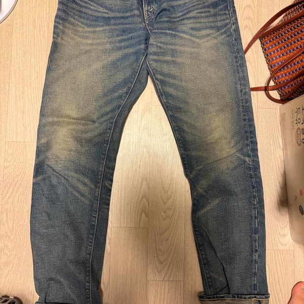 Rrl 유니온 스탠다드 슬림핏 데님