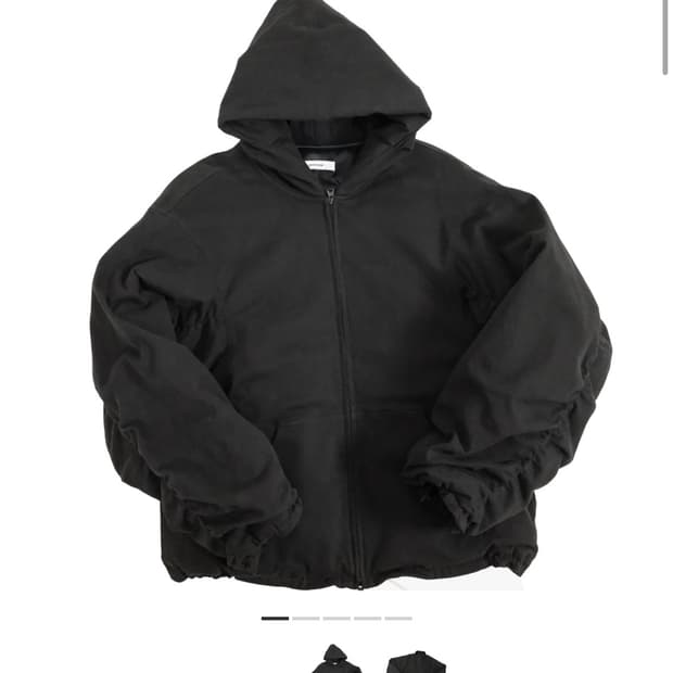 논노드 셔링 봄버 블랙 2사이즈
