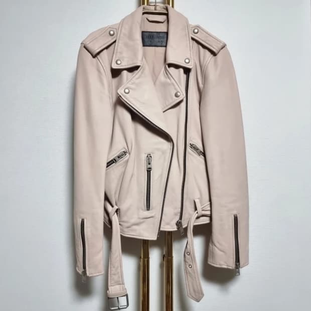 올세인츠 발펀 양가죽100% 자켓 (44추천-날씬55/UK10) 상태최상