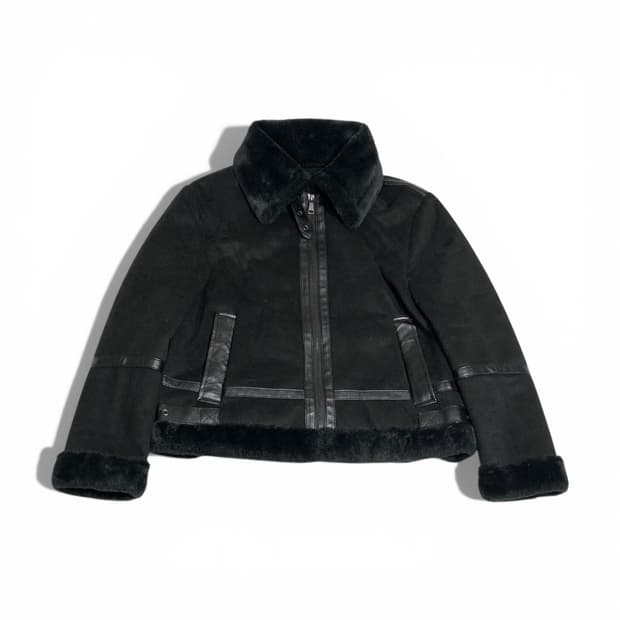 로엠 무스탕 자켓 s