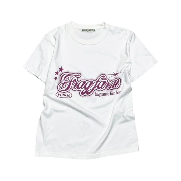 Y2K Vintage Logo Top_White