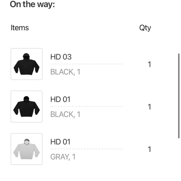 이지 시즌10 후디 세 개