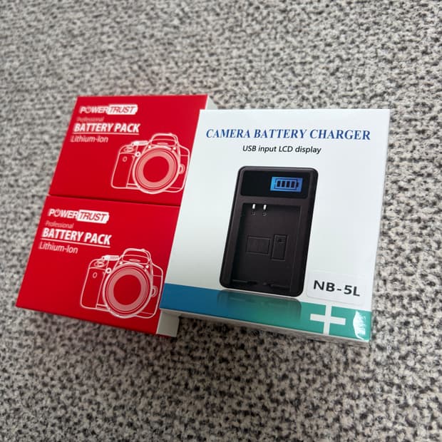 캐논 NB-5L 호환용 배터리 및 충전기 (호환용)