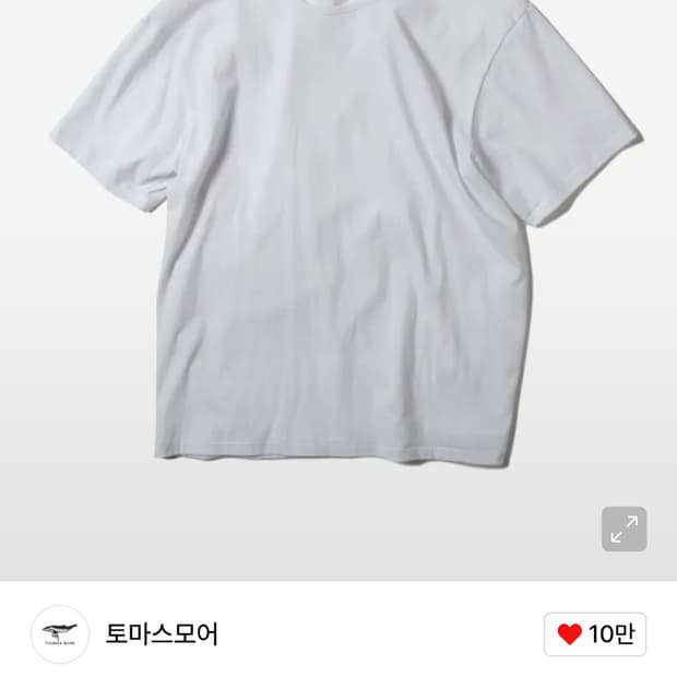 토마스모어 유넥 반팔 티셔츠