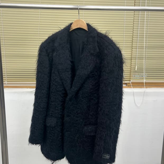 raf simons 22fw mohair over blazer