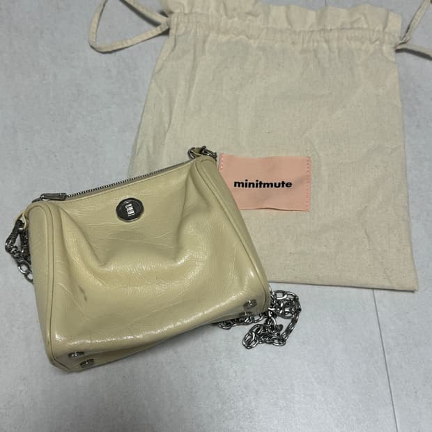 미닛뮤트 브렛미니 아이보리 가방