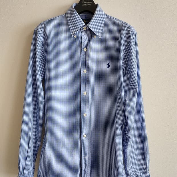 폴로랄프로렌 깅엄체크셔츠 (14 32/33