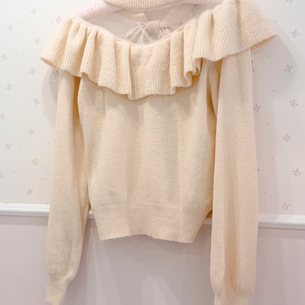 일본 빈티지 레이스 니트 히메갸루