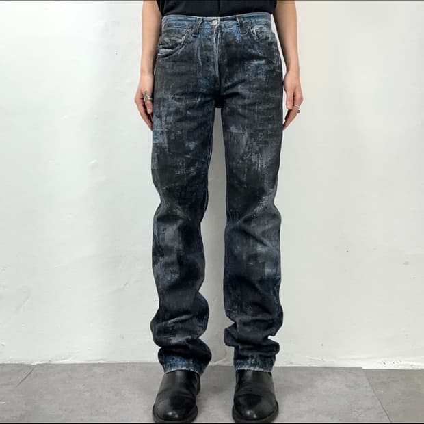 Levi's 80s 501 Archipram Custom Silkscre