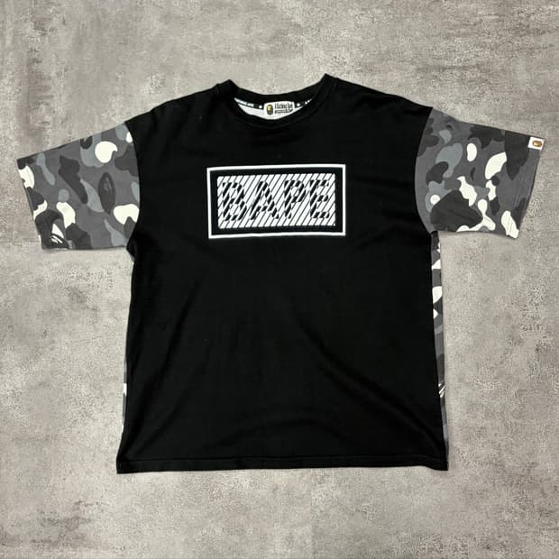 00s 베이프 A BATHING APE BAPE 카모 박스로고