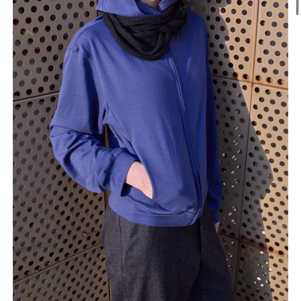 mudule lounge hoodie blue 2