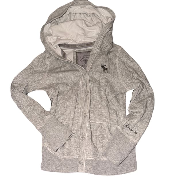 아베크롬비 집업 딱붙핏 (단추)