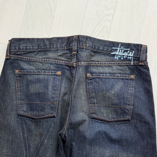 스투시 DARK LOW RISE JEANS 인디고 36