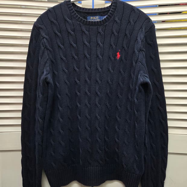 폴로 랄프로렌 꽈배기 니트