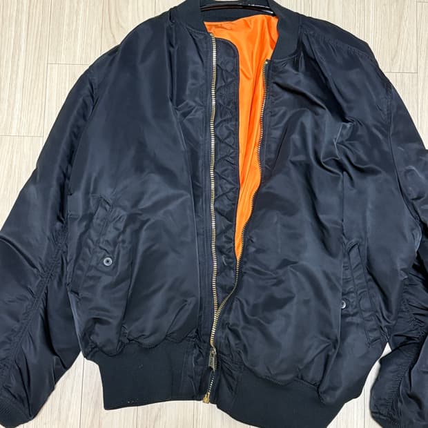알파인더스트리 MA-1 Black XXL