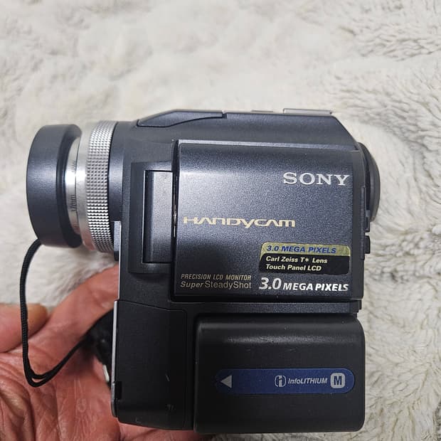 소니 핸디캠 dcr-pc330 캠코더 레트로 디카