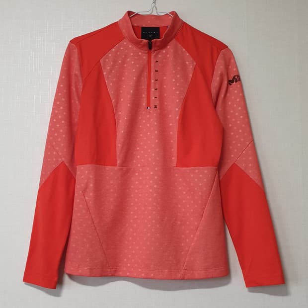 밀레 여성 반집업 긴팔티 90사이즈