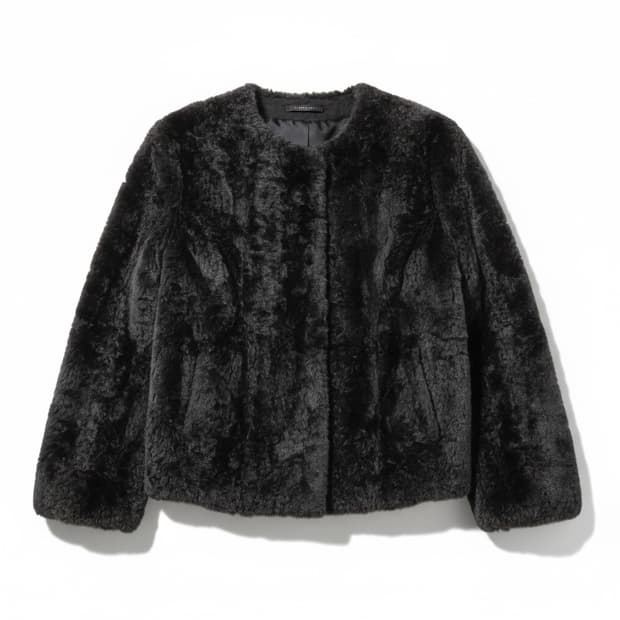 DROMe 리버시블 양가죽 퍼 자켓 L