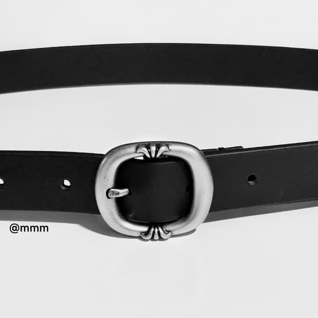 [Unisex] 엔틱 버클 레더 벨트