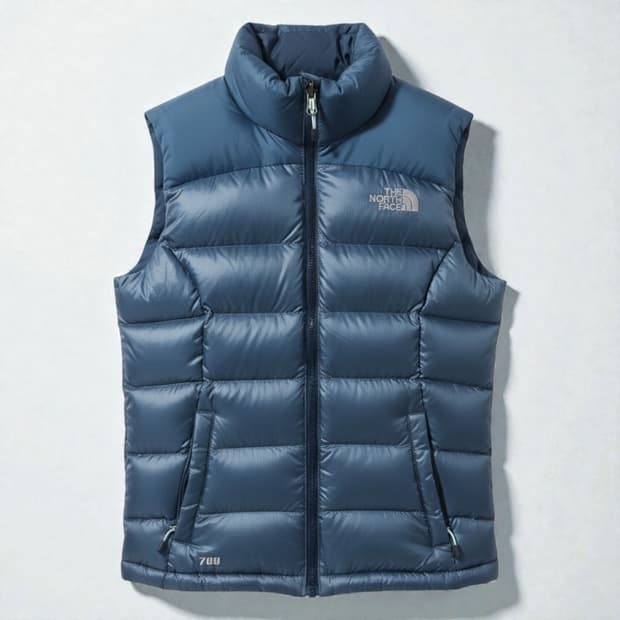 여성44)노스페이스700 구스다운 패딩조끼 베스트