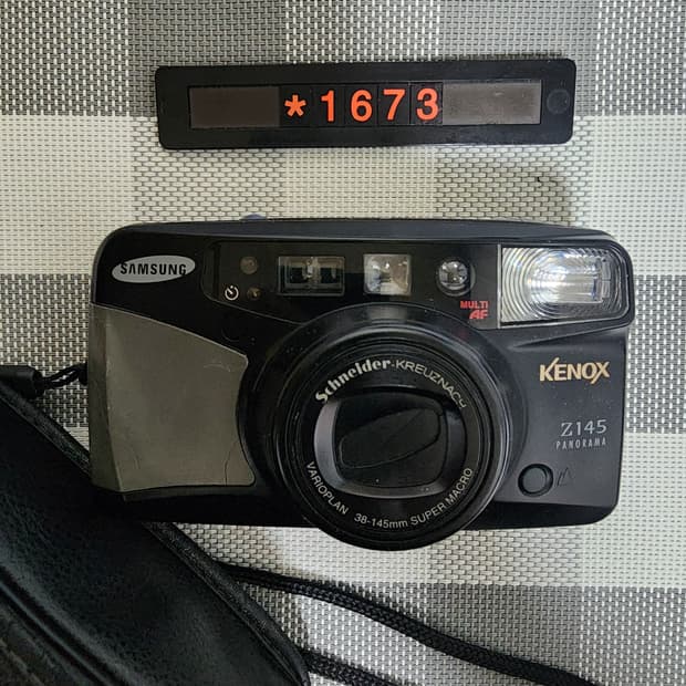 삼성캐녹스 Z 145 파노라마 필름카메라 파우치포함