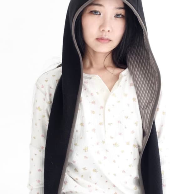 샵페어리 고양이 후드 머플러