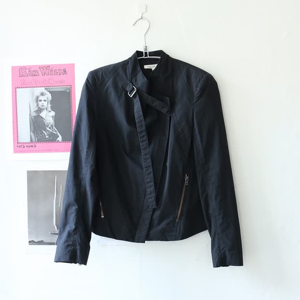 헬무트 랭 블랙 비대칭 자켓 