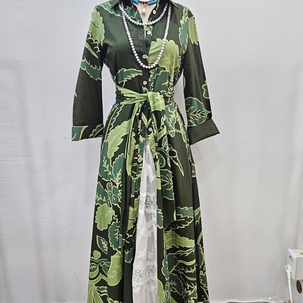 자라(ZARA)  롱 셔츠원피스 S