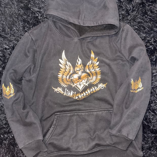 Unknown] Vintage Golden heart hood T