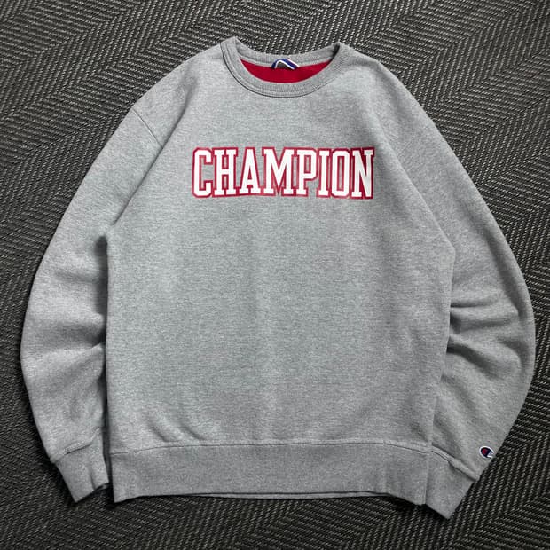 챔피온 어센틱 빅로고 스웻 맨투맨o 4591