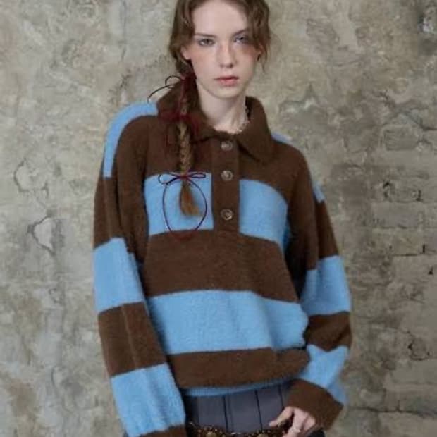 라티젠 니트 브라운 제니착용