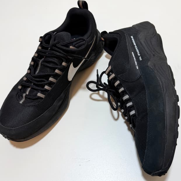 나이키 프라그먼트 에어 줌 스피리돈 블랙 285mm