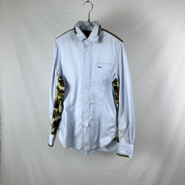 JUNYA WATANABE 카모패턴 도킹 셔츠