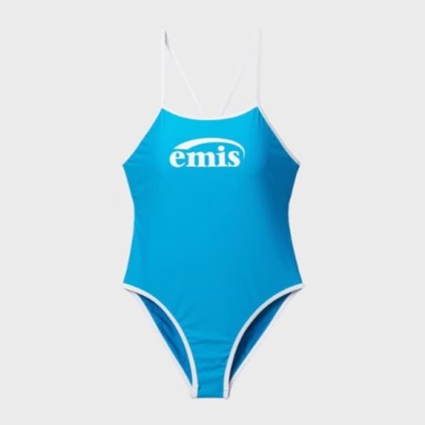 이미스 수영복 모노키니 블루 L