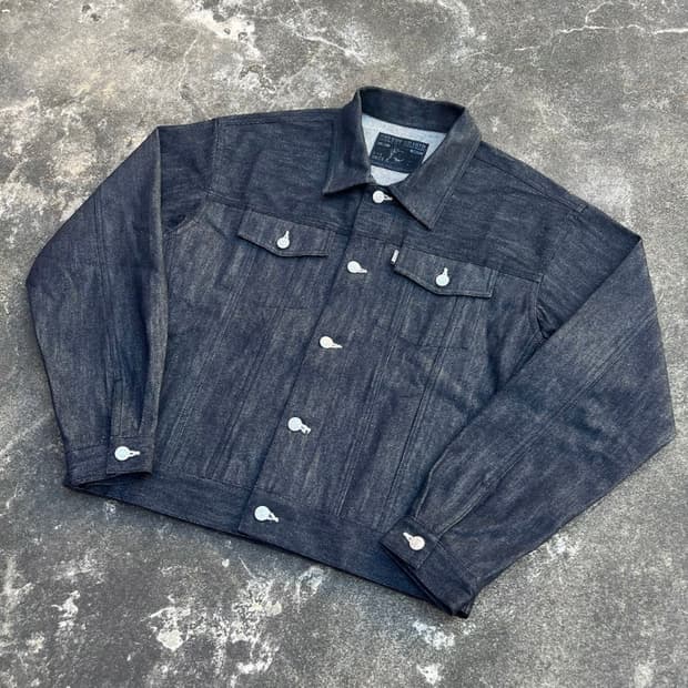 Belvet 크롭 데님 자켓