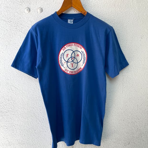 80s Air force fitness 티셔츠