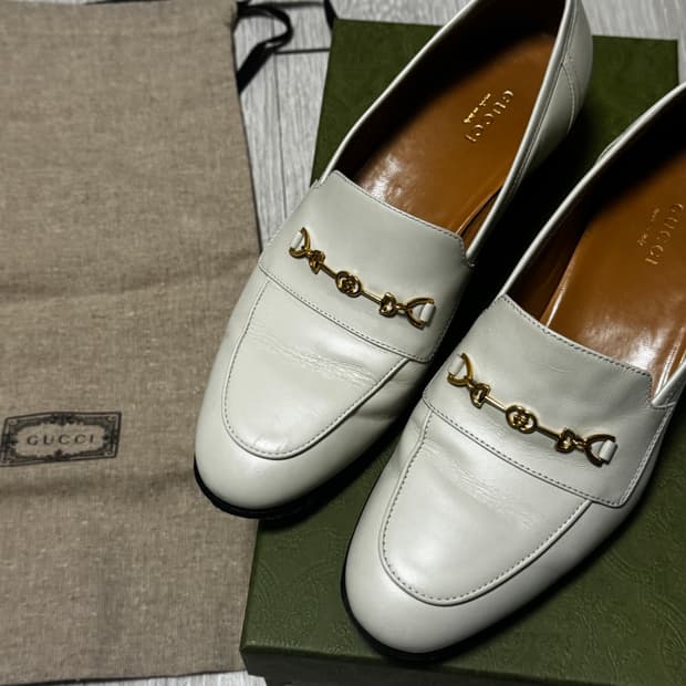 구찌 홀스빗 로퍼 아이보리 37.5