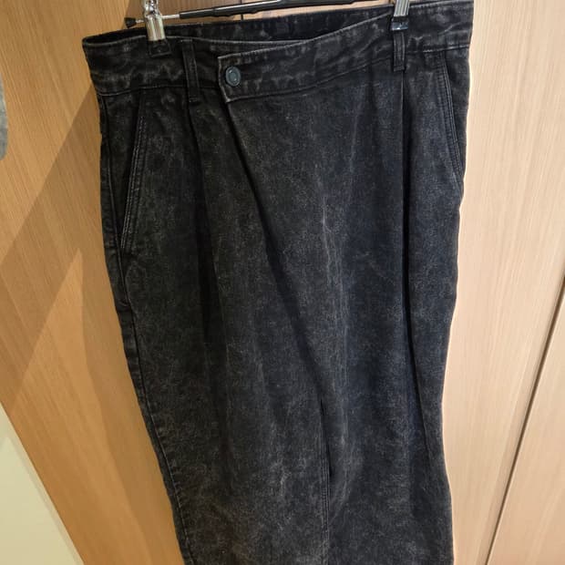 준지 사선 데님 팬츠. 44사이즈