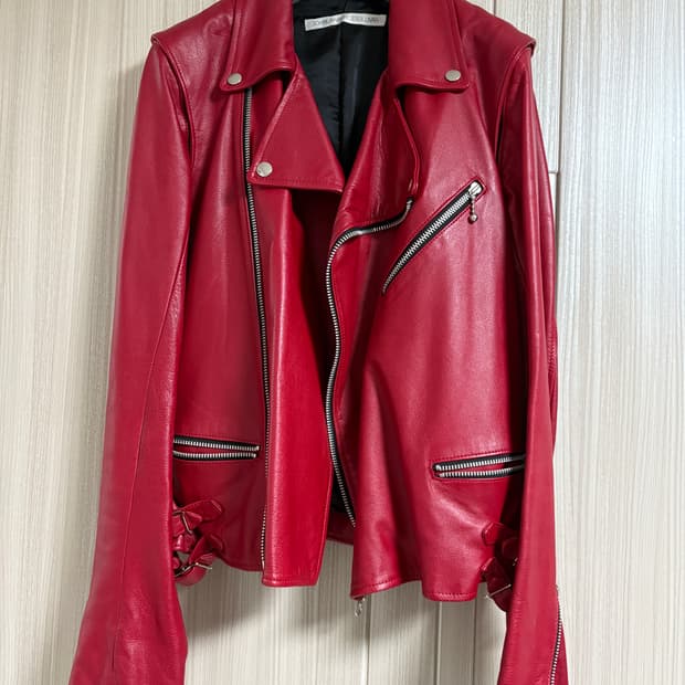 존로렌스설리반 가죽 라이더자켓