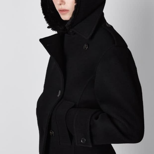 이안조 퍼후드 코트