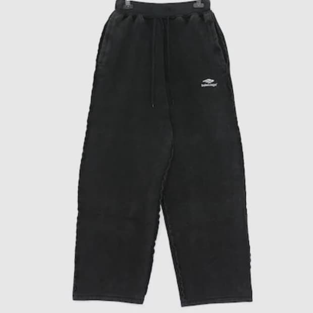 발렌시아가 25FW 3B 스포츠 아이콘 오버사이즈 스웨트팬츠