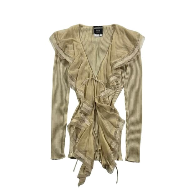 장폴고티에 프릴 볼레로 가디건