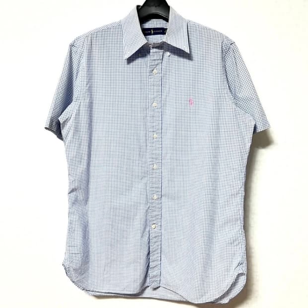 🩵폴로 랄프로렌 포니 체크 반팔 셔츠🩵