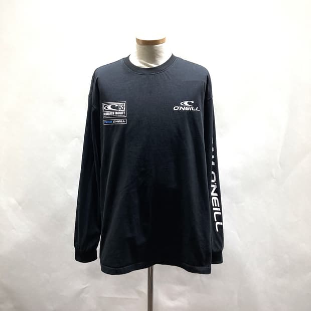 오닐 남성 라운드긴팔 블랙 XL