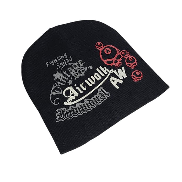 AirWalk) 빈티지 에어어크 스컬 프린팅 비니