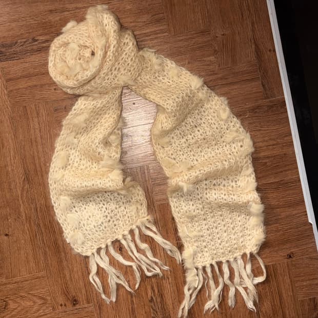 핸드메이드 모헤어 머플러